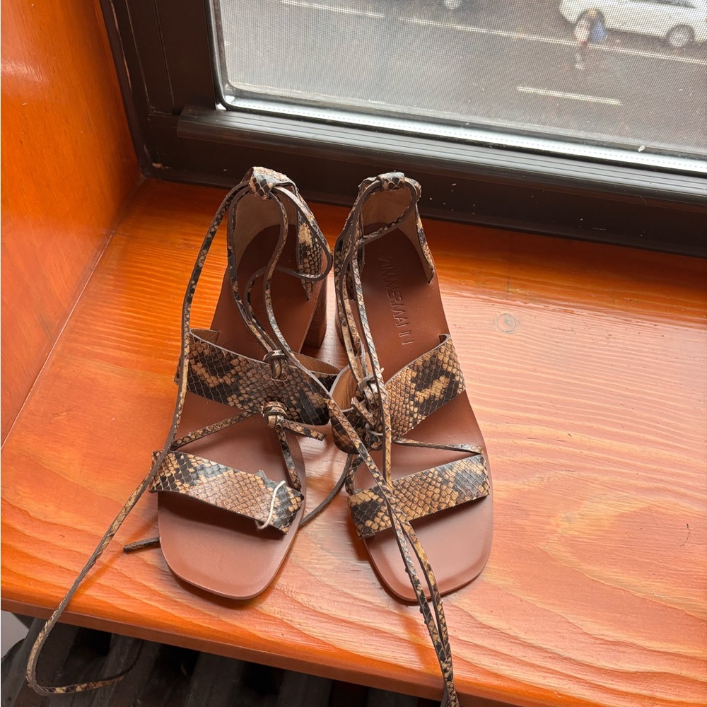 Zimmermann Knot Tie Mid Heel